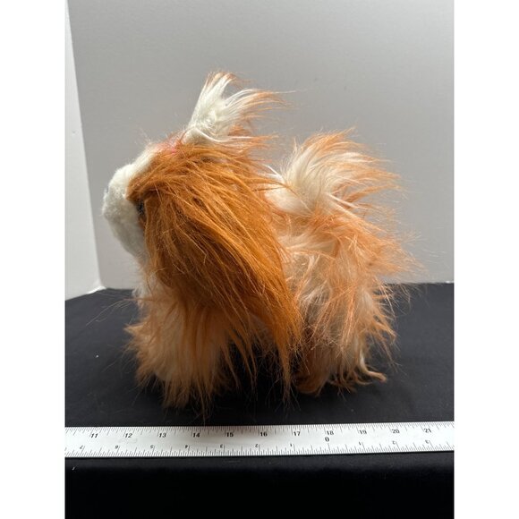 Pucci Pups & Friends Realistic Shih Tzu Stuffed Animal Plush Toy Rust Brown Whit - Picture 4 of 6